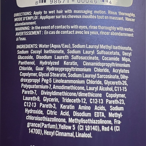 it’s a 10   NWOT  Miracle Shampoo plus KERATIN  33.8 fl oz - Picture 4 of 5